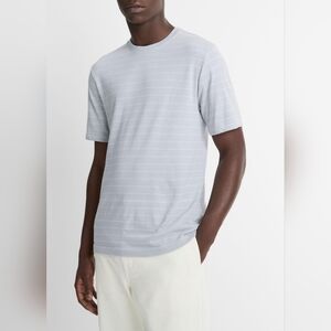 Vince Striped Cotton T-Shirt